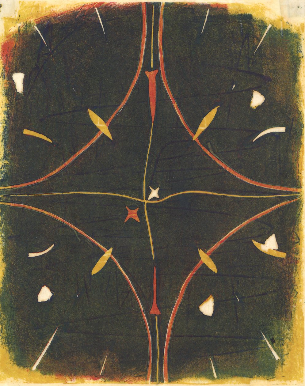 Mandala Débordé, 2012 (linómetszet) alkotó: Matthew Hilton