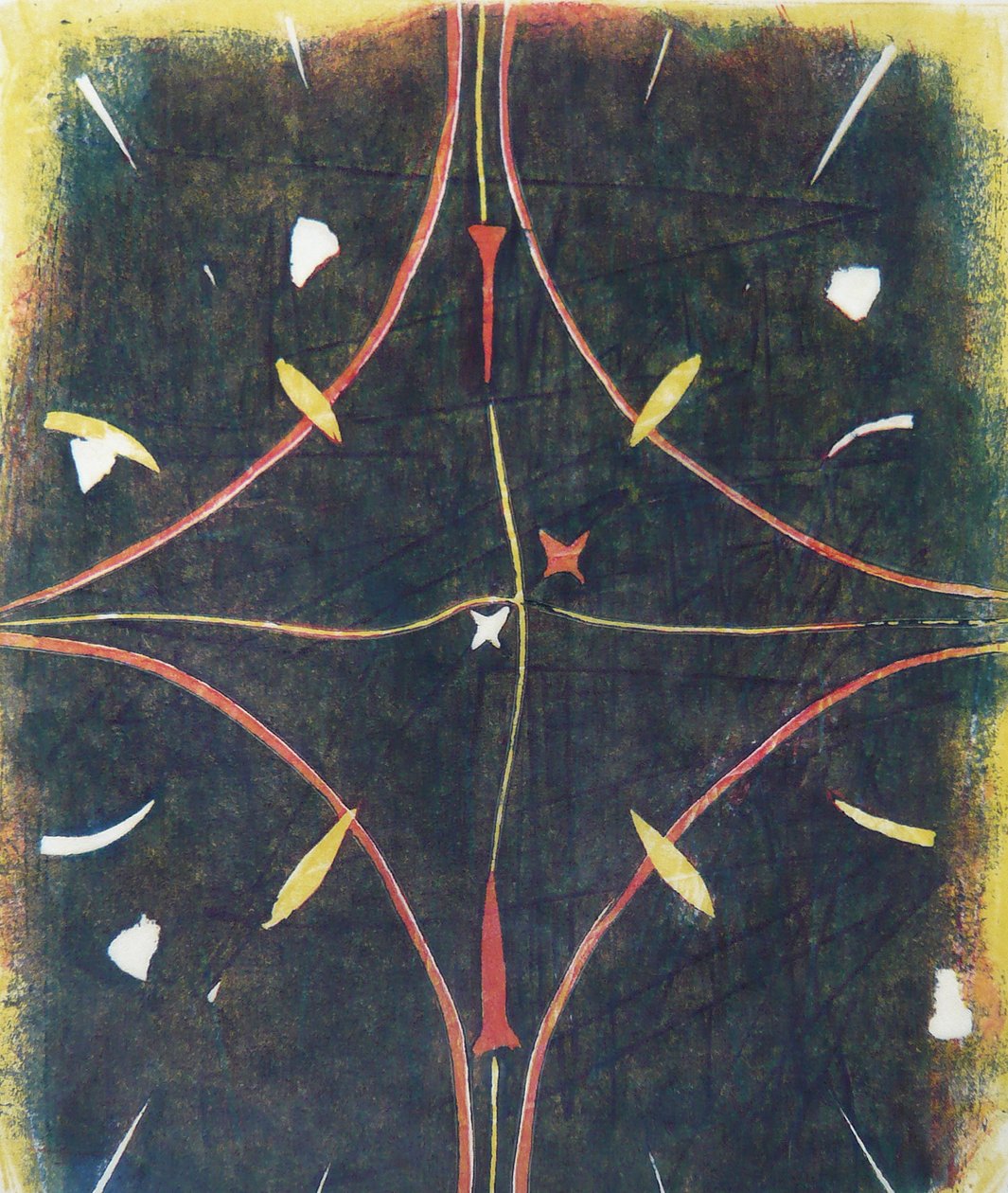 mandala tok, 2012 (linóleumnyomás) alkotó: Matthew Hilton