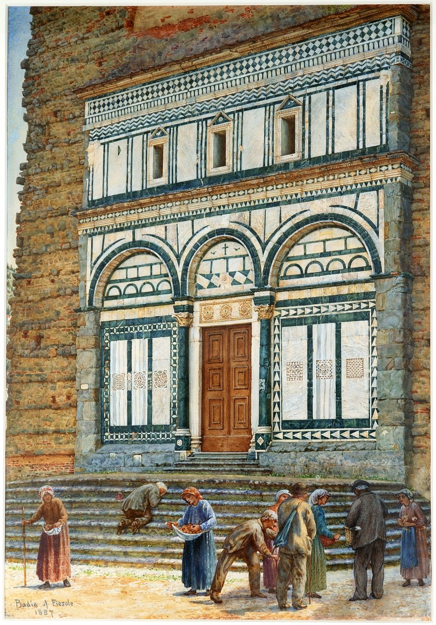 A Fiesole-i Badia, Firenze, Olaszország alkotó: Matthew Thomas Rooke