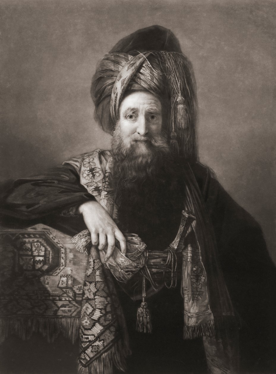 Edward Wortley Montagu. Portrait. (print) alkotó: Matthew William (after) Peters