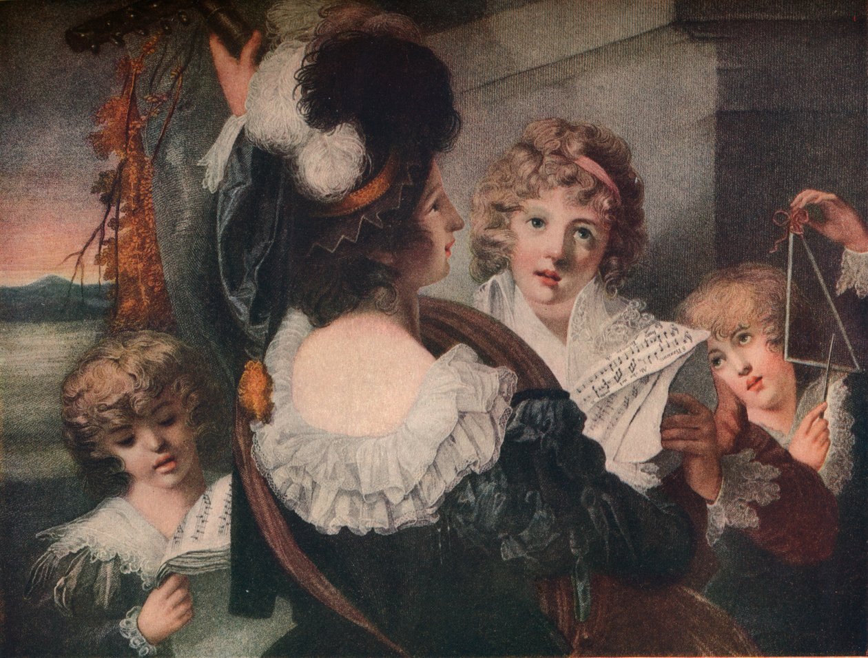 "The Charmers", 1796, 1911 alkotó: Matthew William Peters