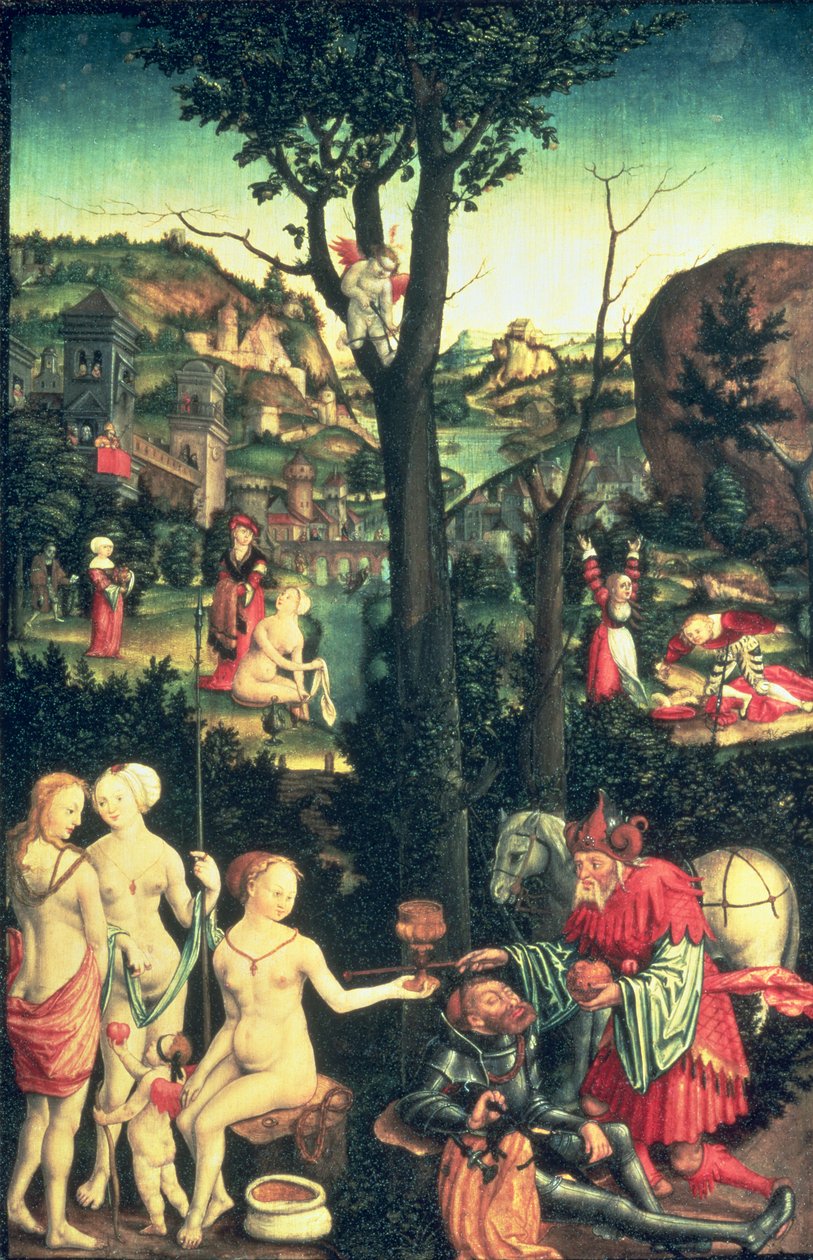 A szerelem allegóriája (A szerelem mindent legyőz) 1500-6870 körül (panel) alkotó: Matthias Gerung or Gerou