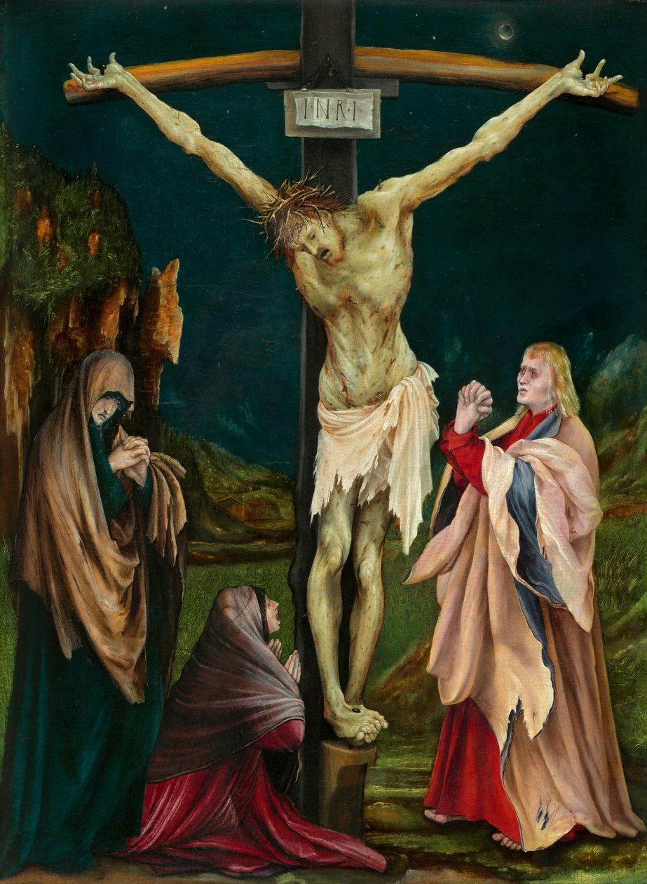 A kis keresztre feszítés alkotó: Matthias Grünewald