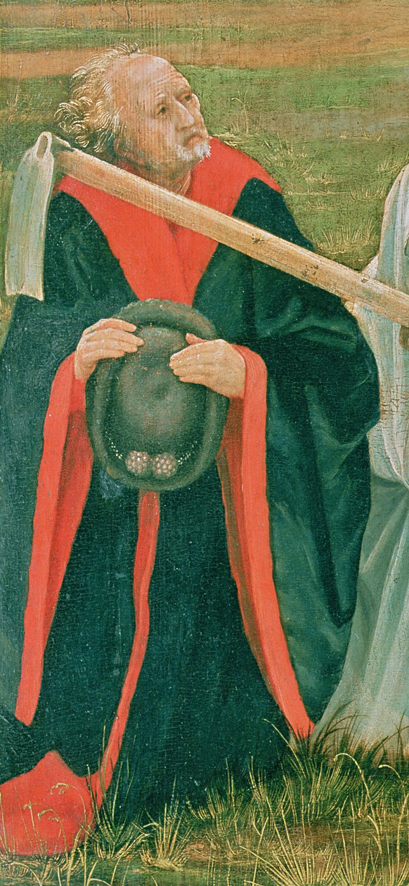 Havas Boldogasszony oltárképe, 1519 körül, olaj, táblarészlet 626 alkotó: Matthias Grünewald