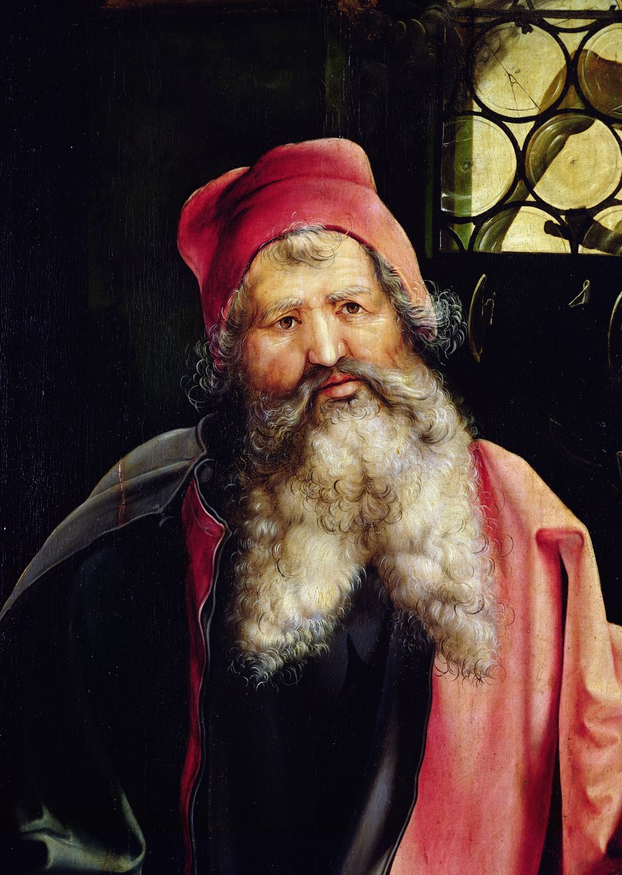 Szent Antal részlete az isenheimi oltárképről, 1512-16 körül, olaj, tábla alkotó: Matthias Grünewald