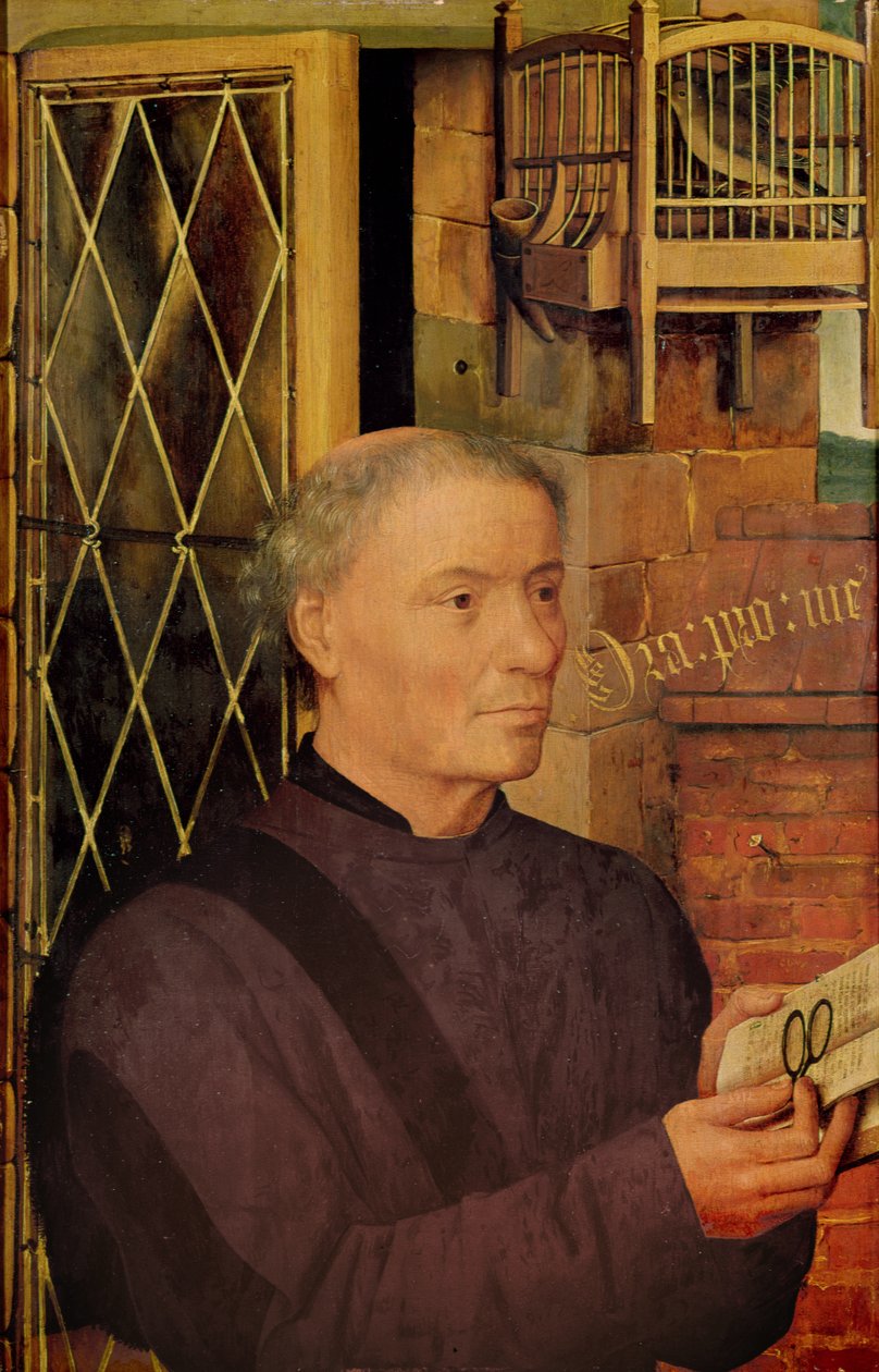 Mecénás portréja (olaj, fa) alkotó: Matthias Grünewald