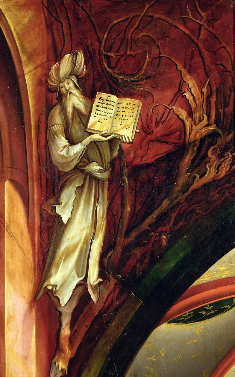 Ézsaiás próféta, az Isenheim-oltárképről, 1512-16 alkotó: Matthias Grünewald