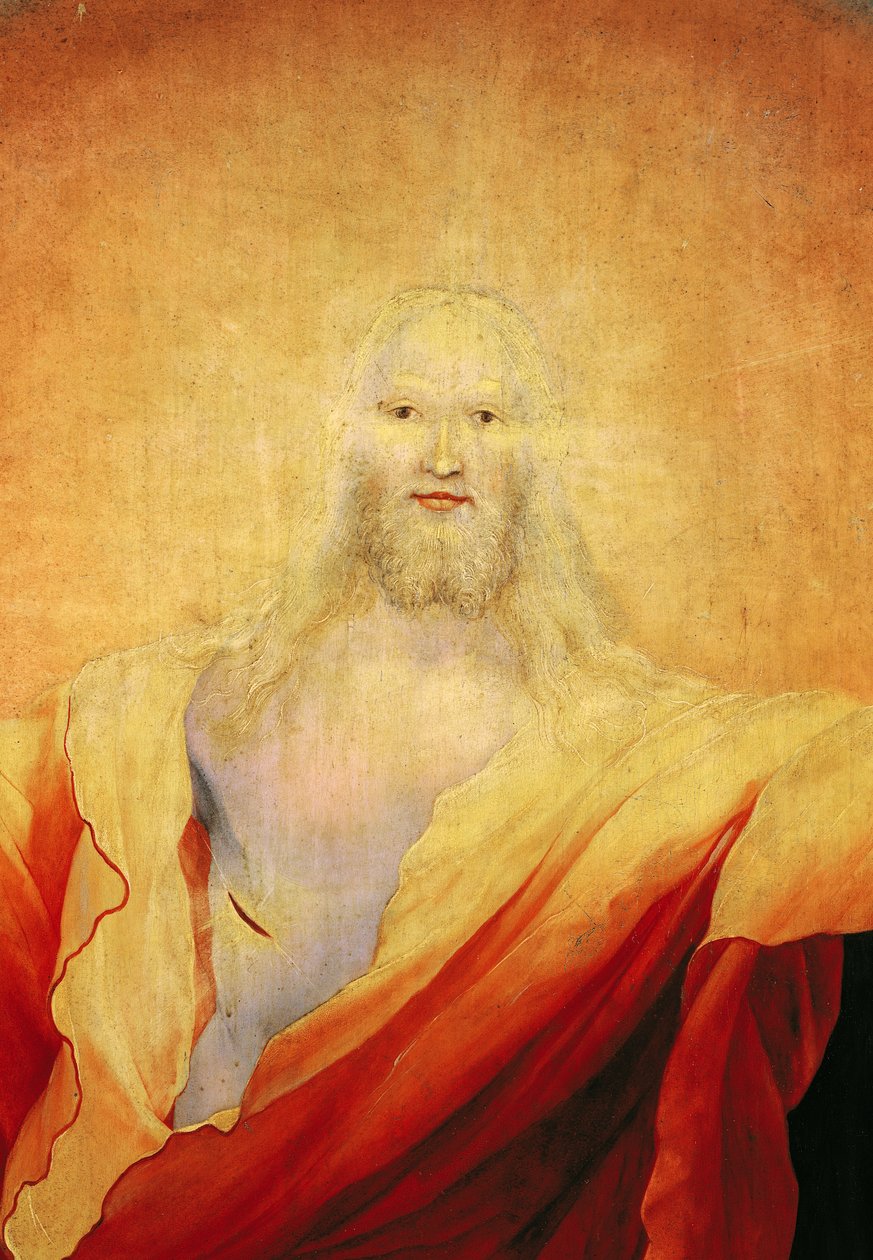 Krisztus feltámadása, az Isenheim-oltár jobb szárnyából, 1512-16 körül, olaj, táblarészlet 17677-ből alkotó: Matthias Grünewald