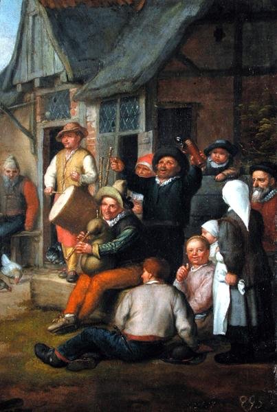 Részlet a Paraszttáncból, 1678 (lásd még: 150651) alkotó: Matthias Scheits