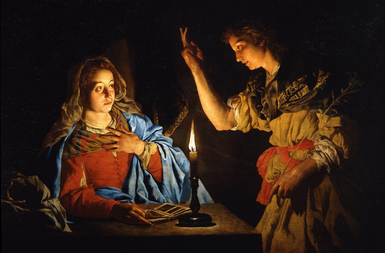 Angyali Üdvözlet alkotó: Matthias Stomer