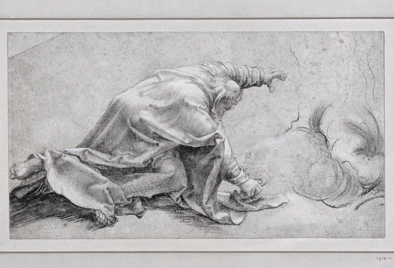 Szent Péter, az átváltoztatás apostola, oldalnézet ... alkotó: Matthias (after) Gruenewald
