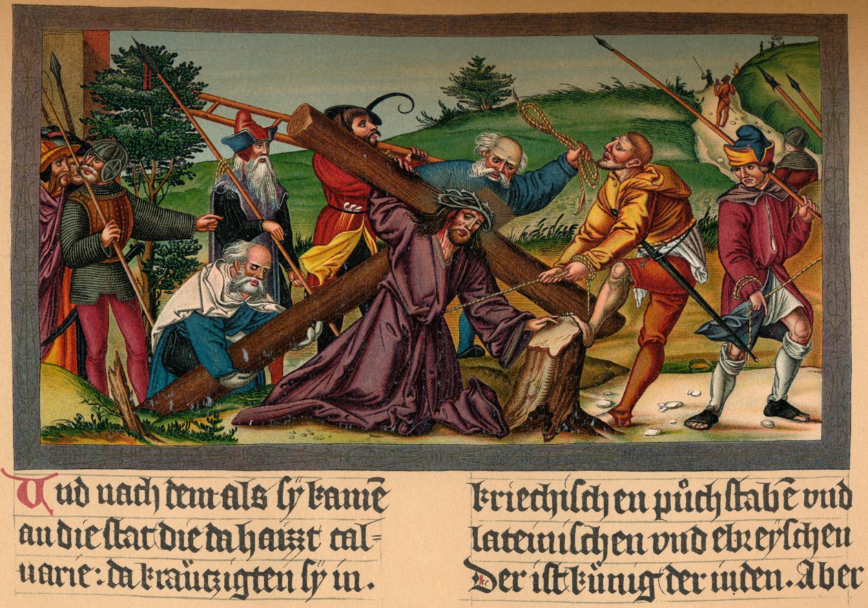 „Krisztus a Kálvária útján”, 1530, 1907 alkotó: Matthias Gerung