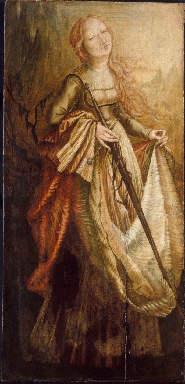 Szent Katalin, 1970-es évek eleje. alkotó: Matthias Grünewald