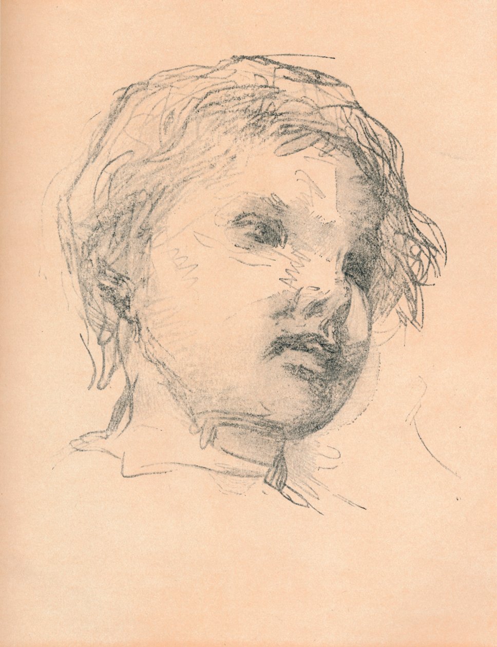 Vázlat egy gyermekről, 1920 alkotó: Matthias Marris
