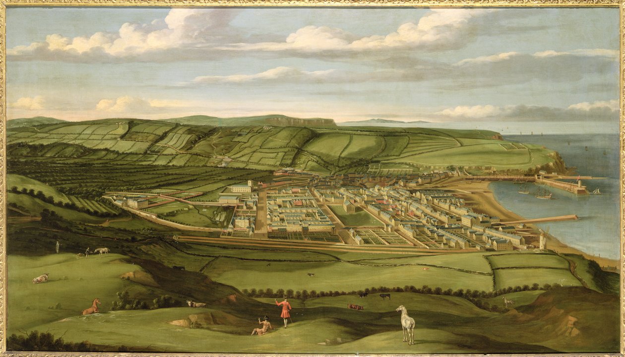 Whitehaven, Cumbria, Flatt Hall, 1730-35 körül (olaj, vászon) alkotó: Matthias Read
