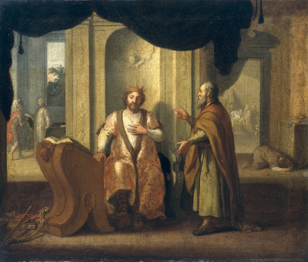 David és Nathan alkotó: Matthias Scheits