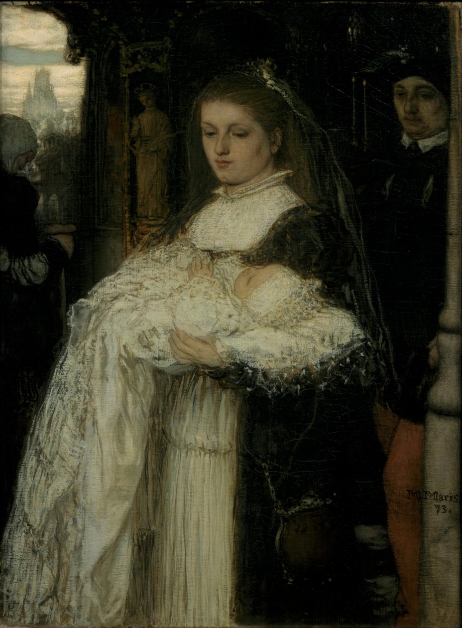 Keresztelői felvonulás Lausanne-ban alkotó: Matthijs Maris