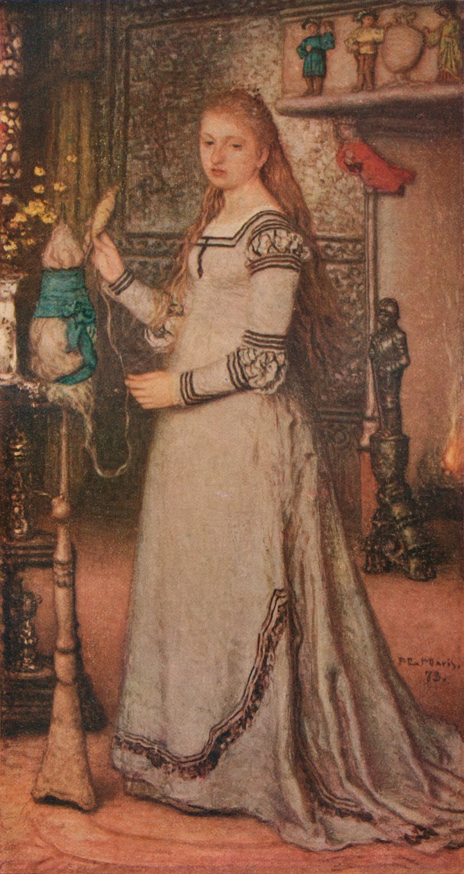 Lány döcögős, c1873 alkotó: Matthijs Maris