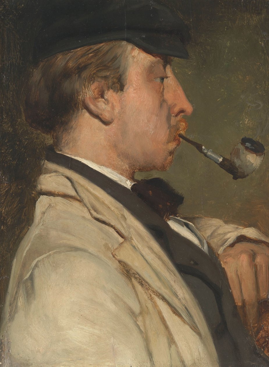 Ludwig Casimir ("Louis") Sierig (1834-1919), festő portréja alkotó: Matthijs Maris