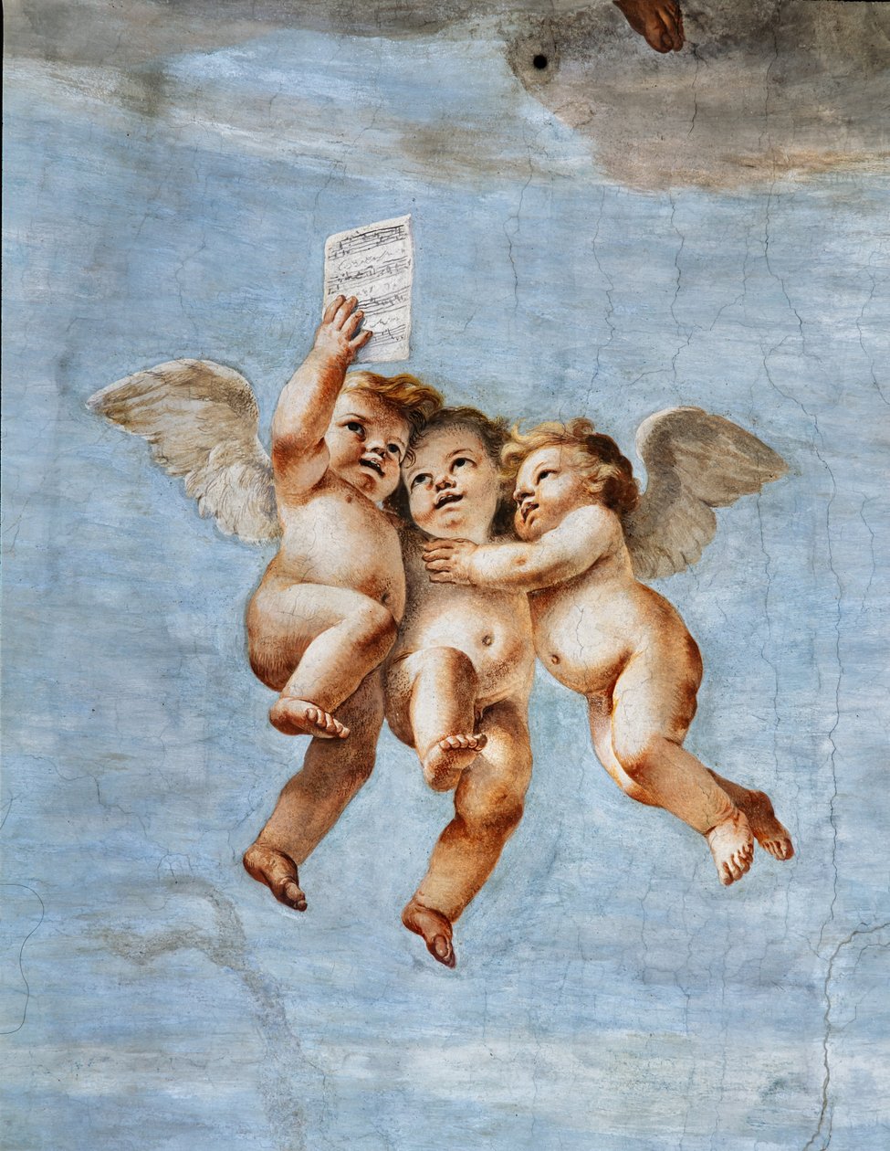 Angyalok koncertjei, részlet alkotó: Mattia (1613 99) Preti