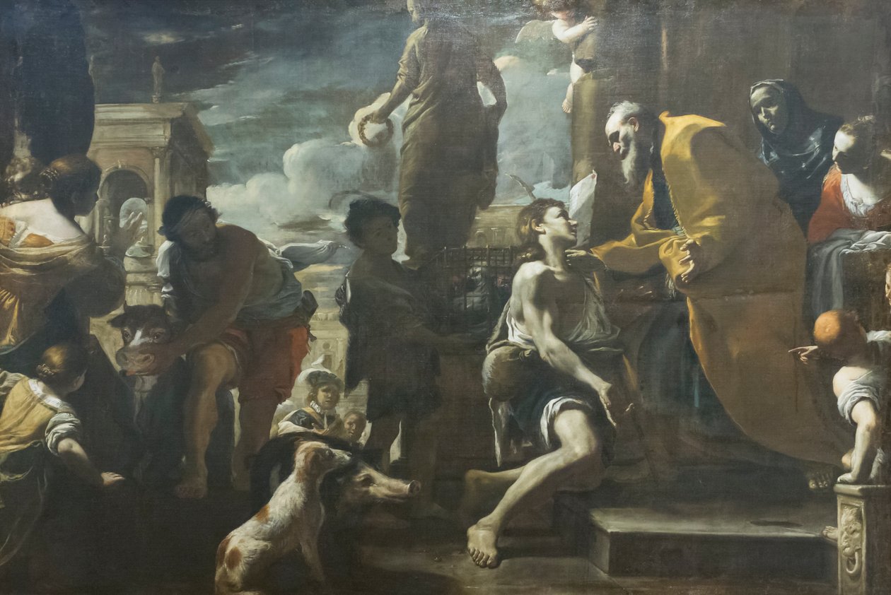 A tékozló fiú visszatérése alkotó: Mattia (1613 99) Preti