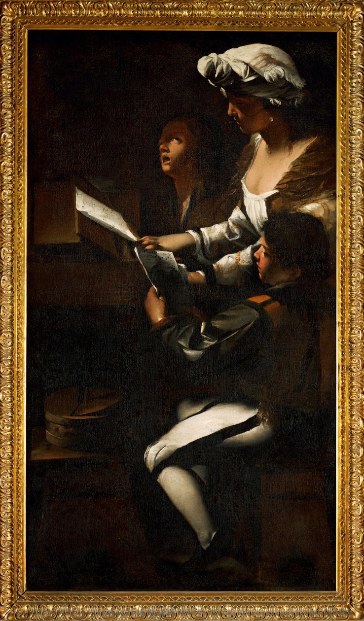 Énekesek, 1630 körül (festmény, vászon) alkotó: Mattia (1613-99) Preti