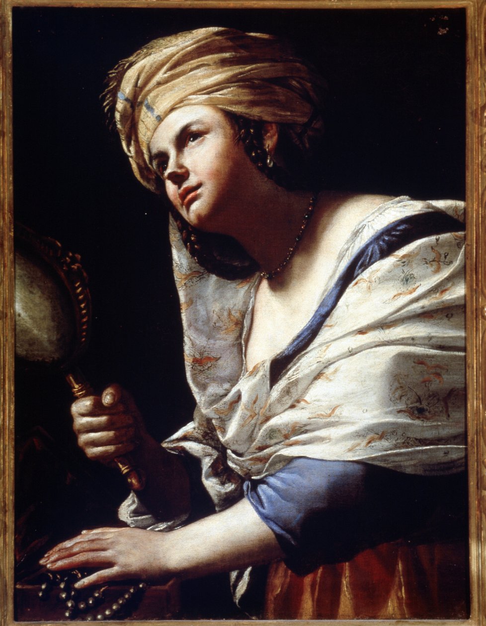 Hiúság. Vanitas (Hiúság). Mattia Preti, a calabriai lovag (1613-1699) festménye alkotó: Mattia Preti