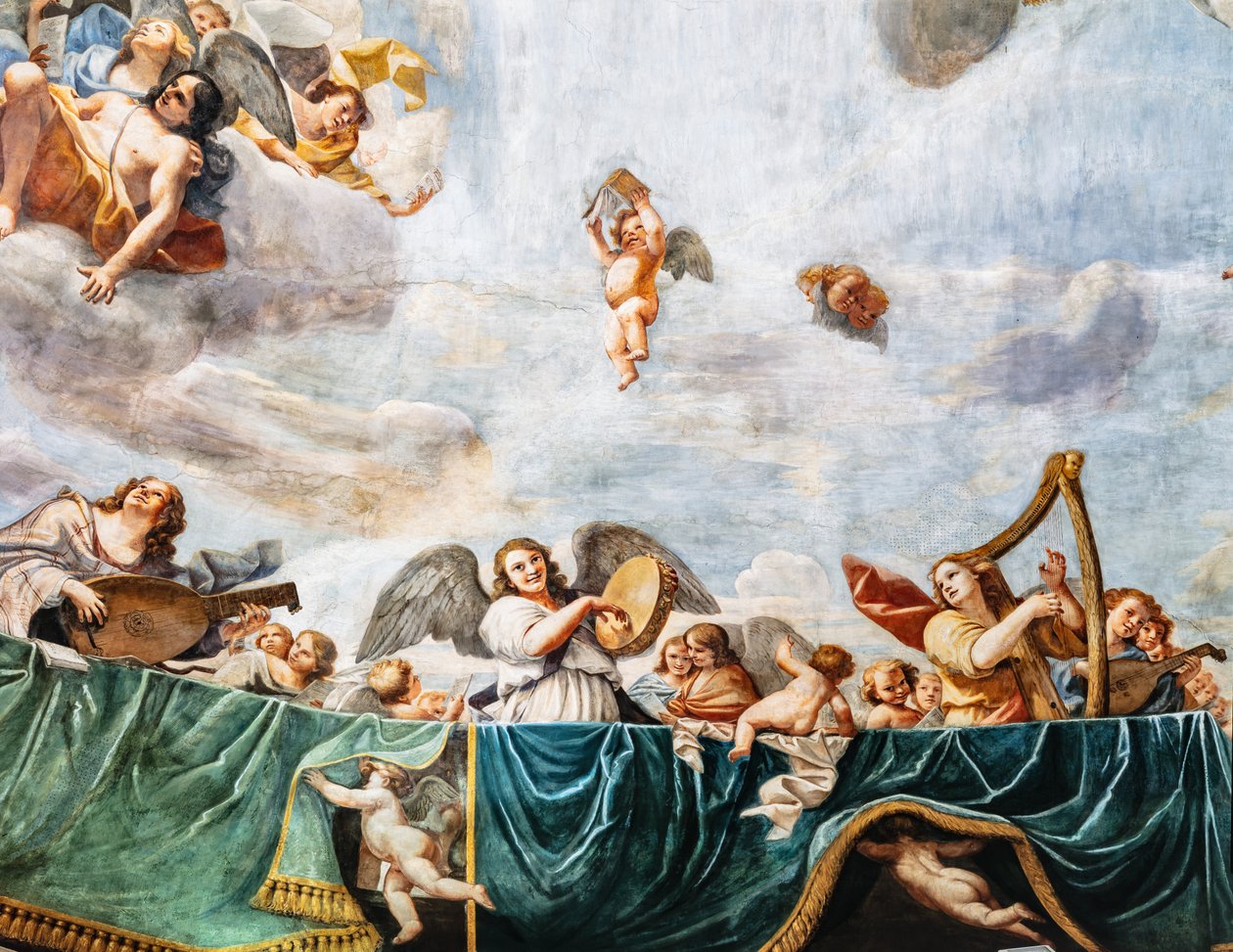 Angyalok koncertjei, részlet alkotó: Mattia (1613 99) Preti