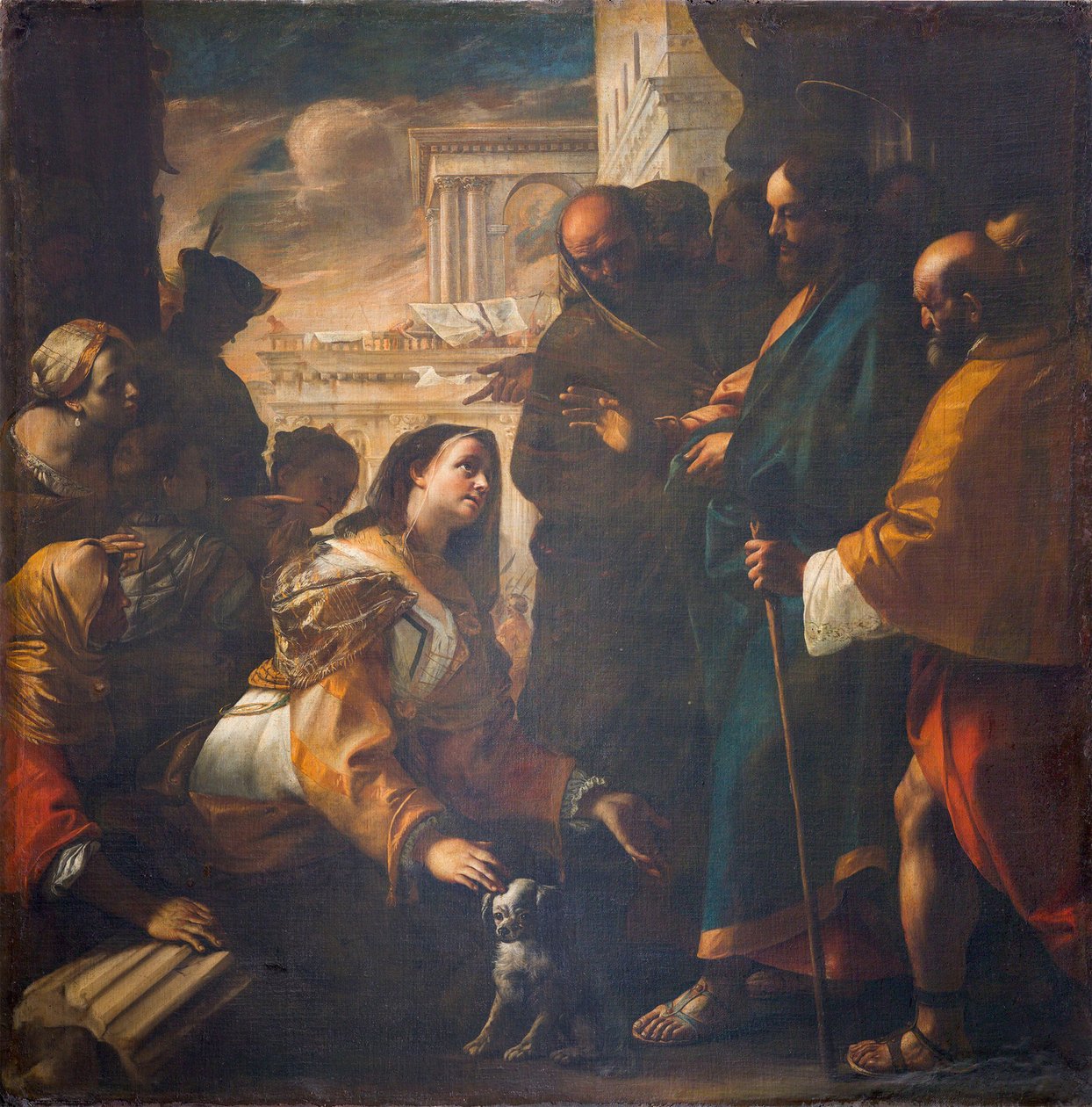 Krisztus és a kánaáni asszony, 1646-1647. alkotó: Mattia Preti