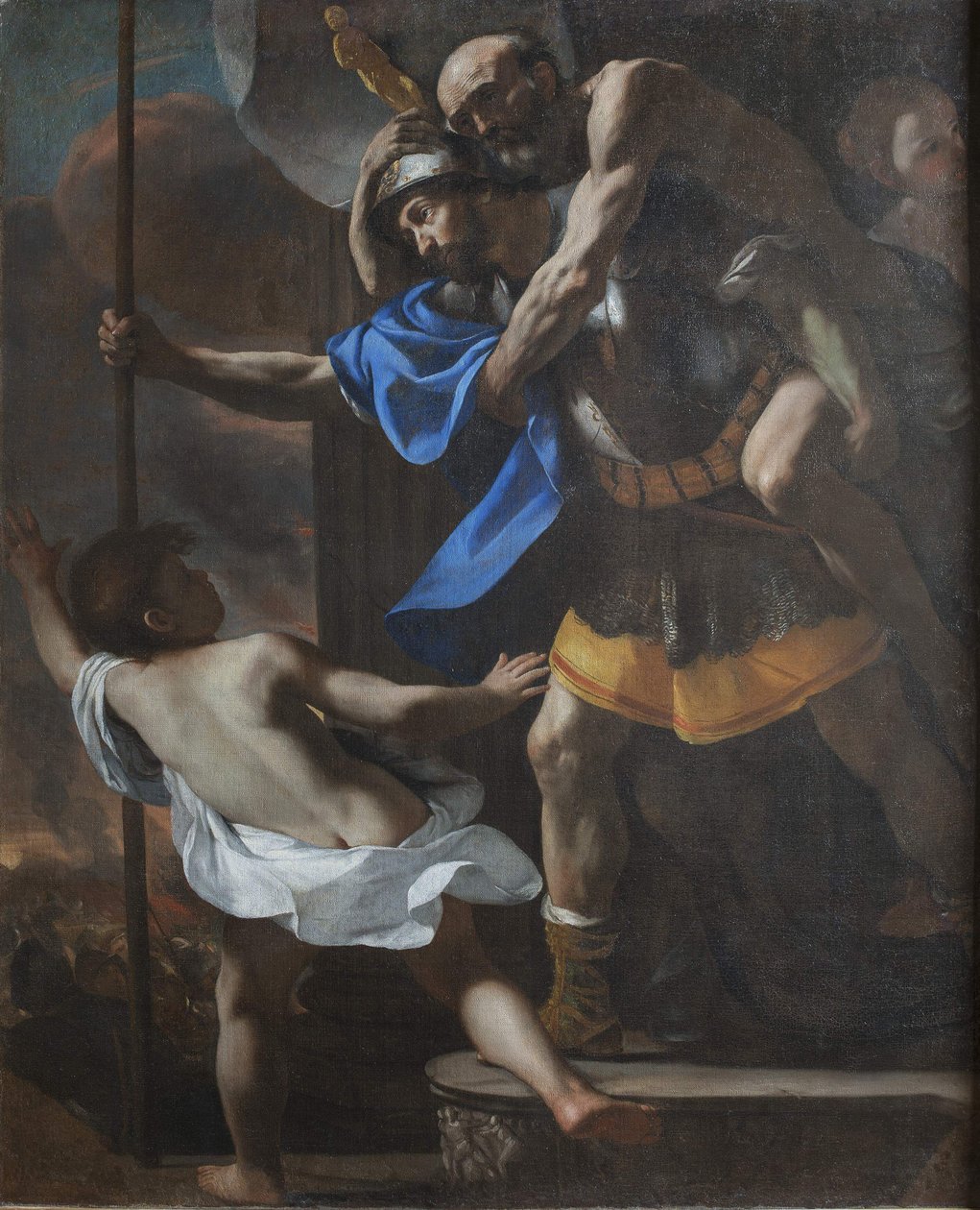 Menekülés Trójából, 1635-1640. alkotó: Mattia Preti