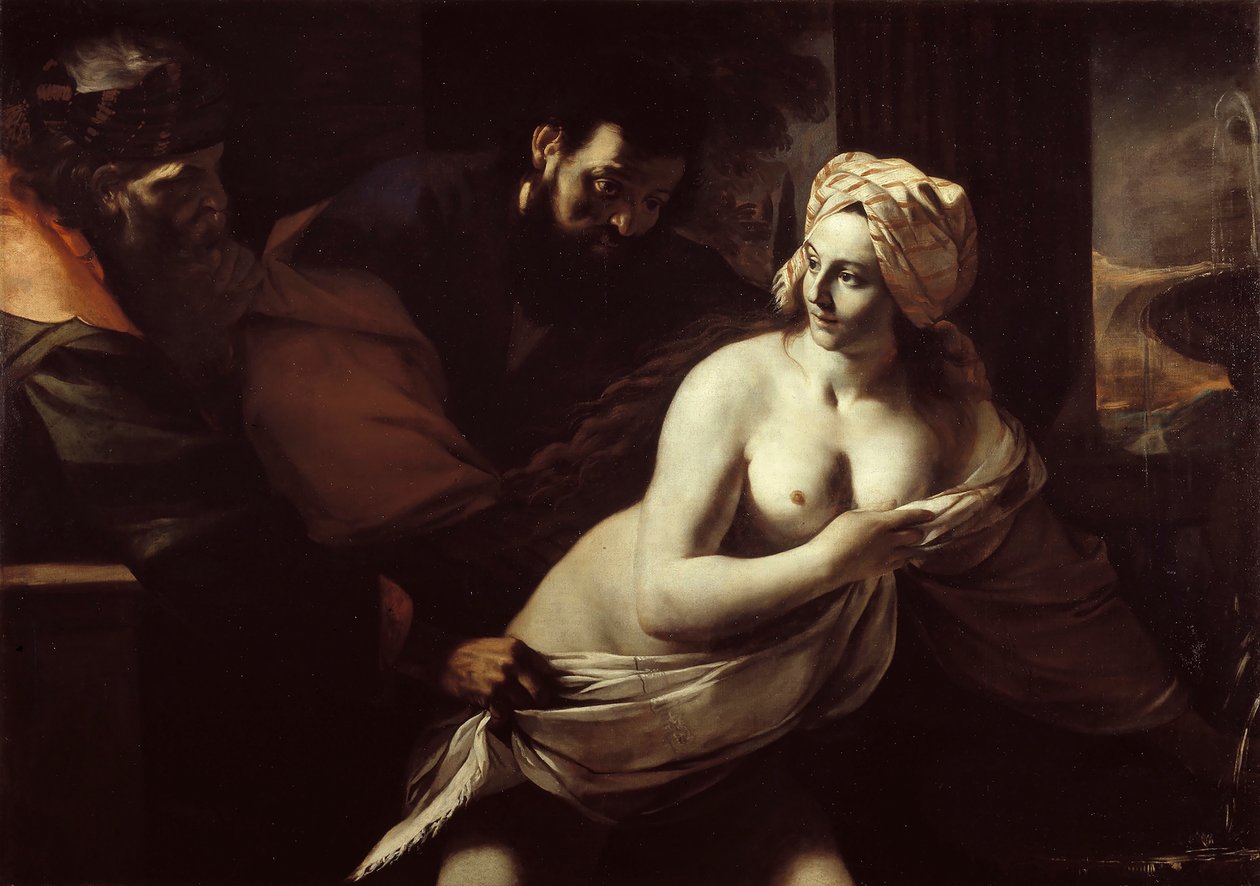 Susanna és a vének, 1600-as évek. alkotó: Mattia Preti