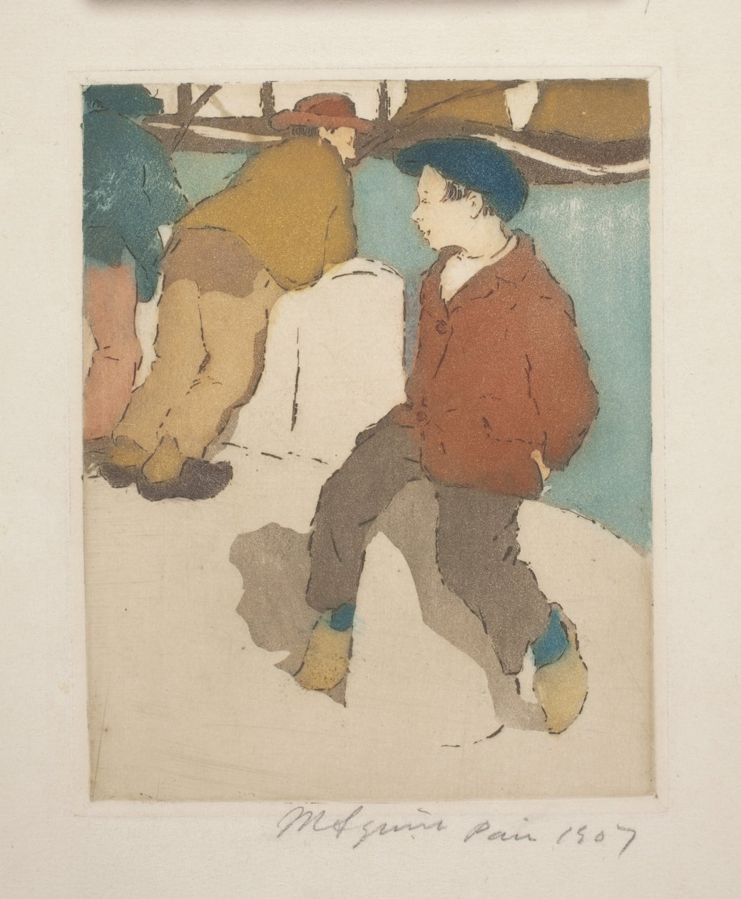 Sur le quai (A rakparton) alkotó: Maud Hunt Squire