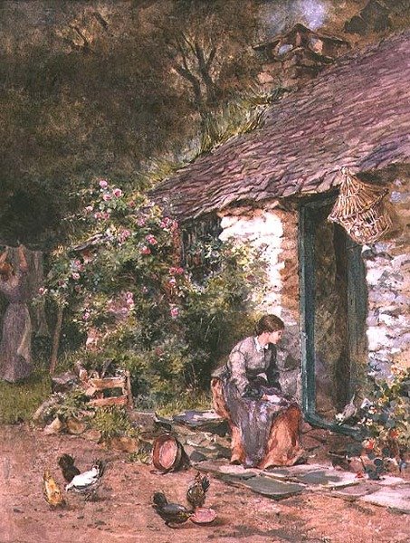Egy pillanatnyi pihenés mosdónapon alkotó: Maud Naftel