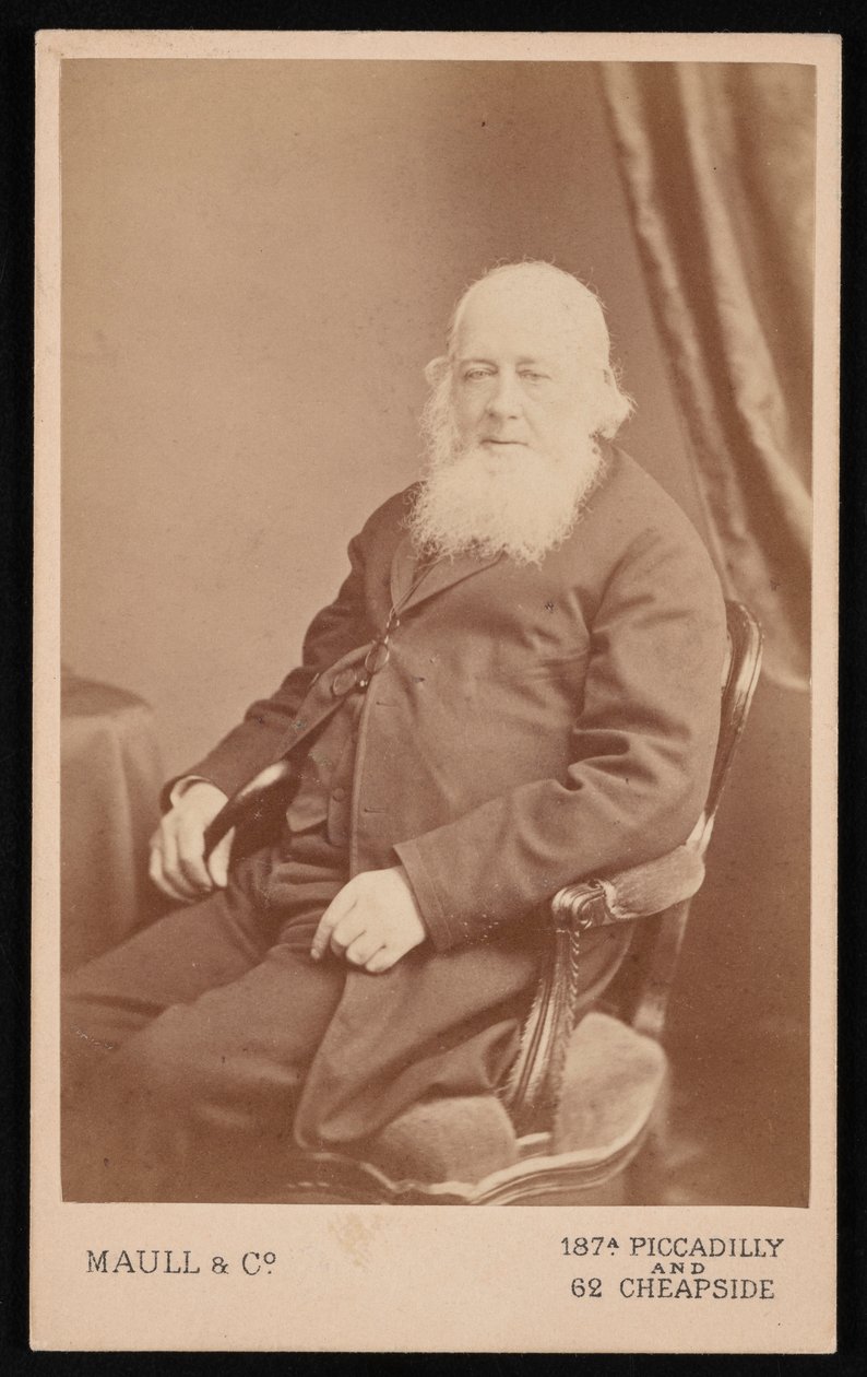 John Gould portréja 1804-1881, 1875 előtt. alkotó: Maull and Co