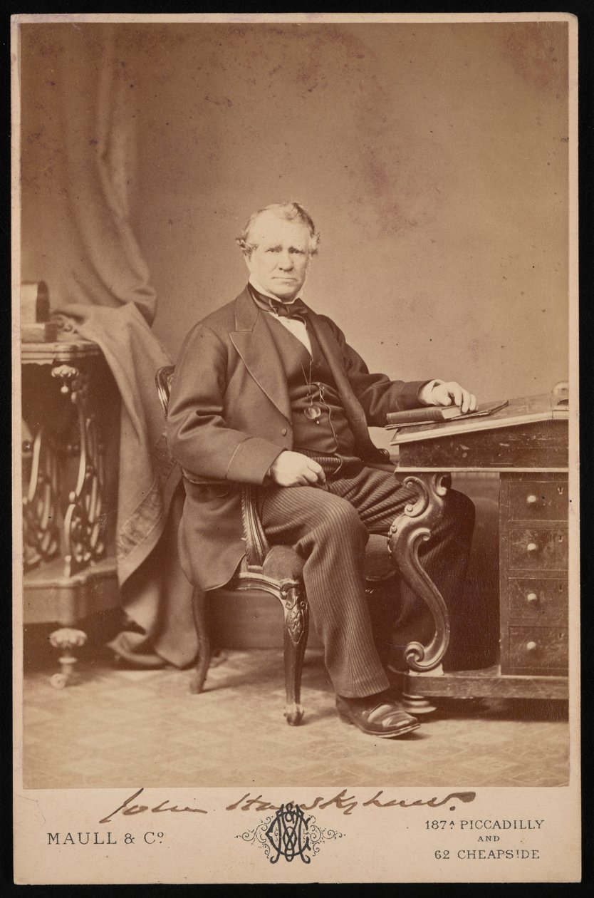 John Hawkshaw portréja 1811-1891, 1876 előtt. alkotó: Maull and Co