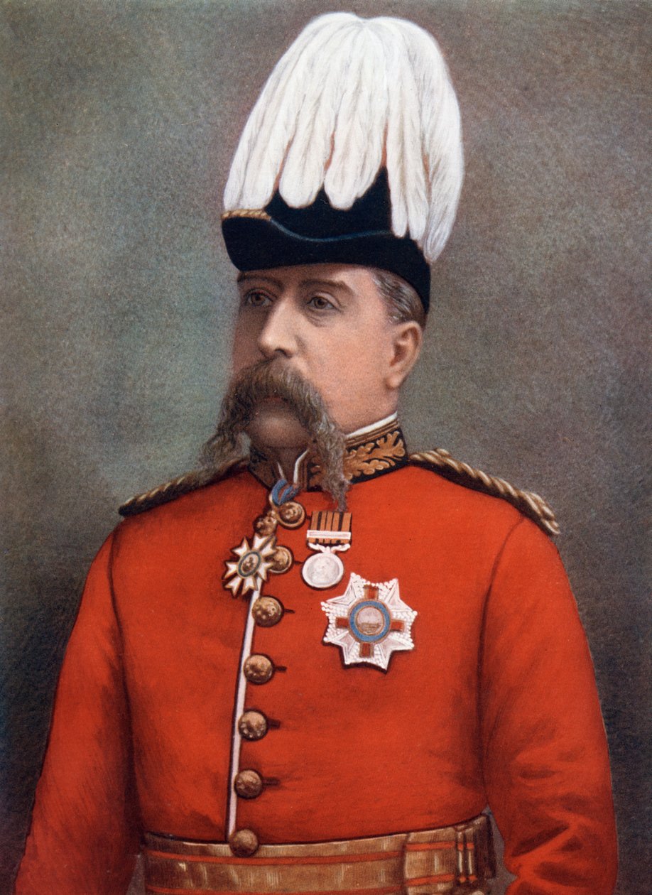 Sir Frederick Carrington altábornagy, különleges szolgálatban Dél-Afrikában, 1902. alkotó: Maull and Fox