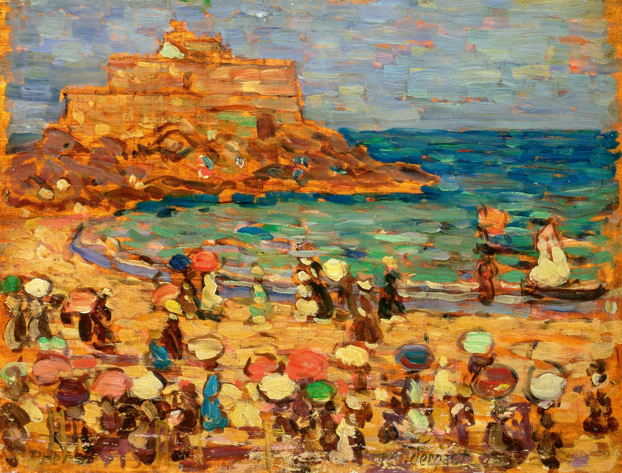 Seascape St. Malo alkotó: Maurice Brazil Prendergast