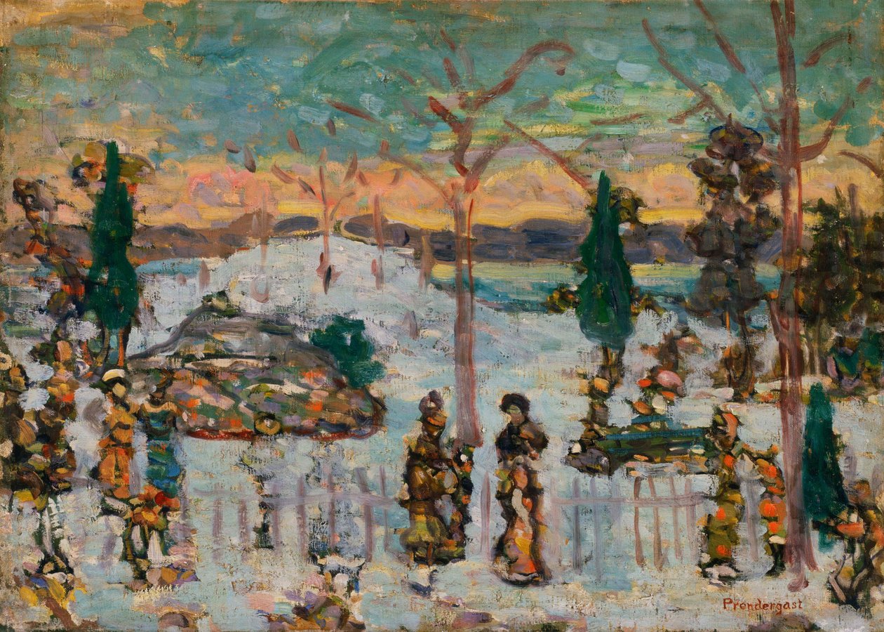 Hó áprilisban alkotó: Maurice Brazil Prendergast