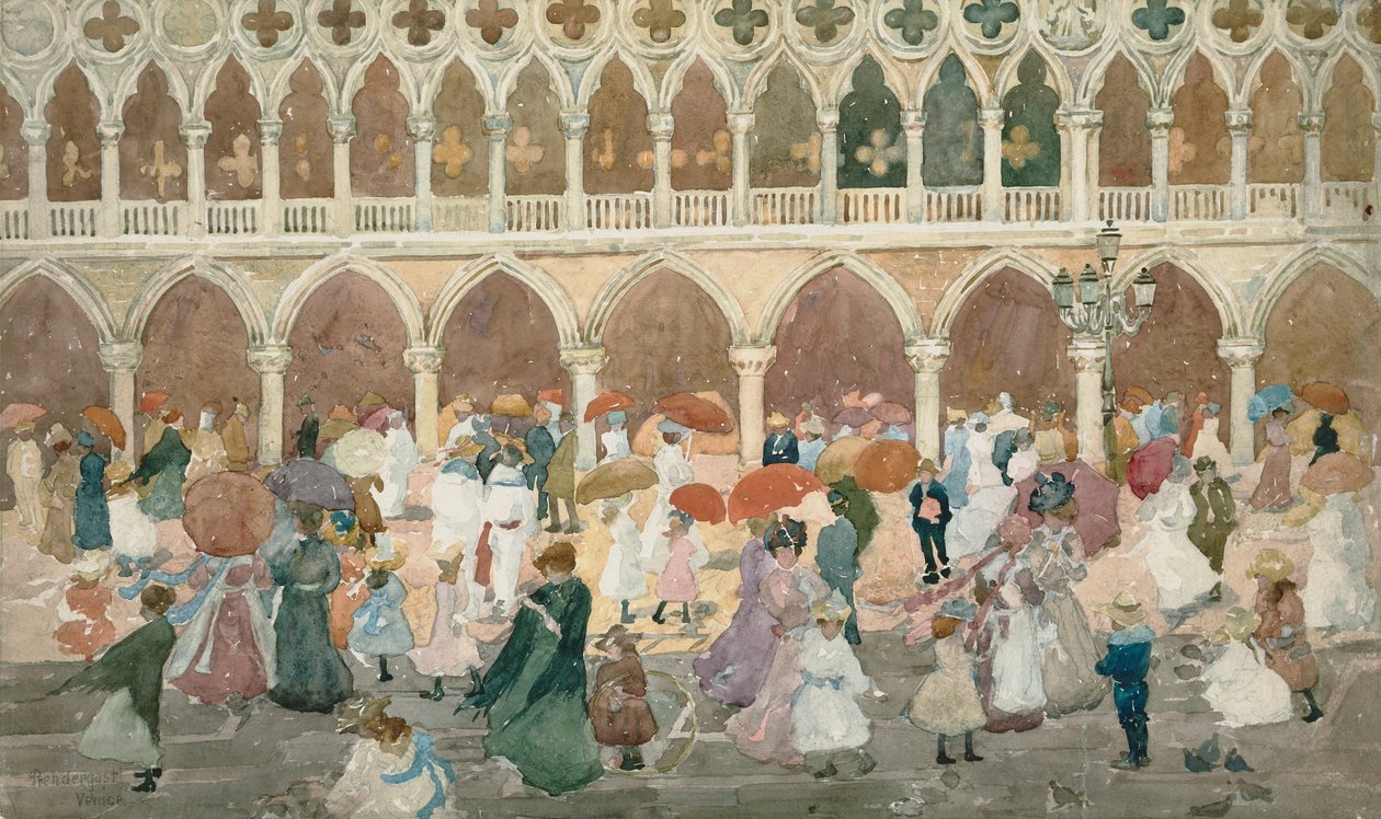 Napfény a Piazzettán alkotó: Maurice Brazil Prendergast