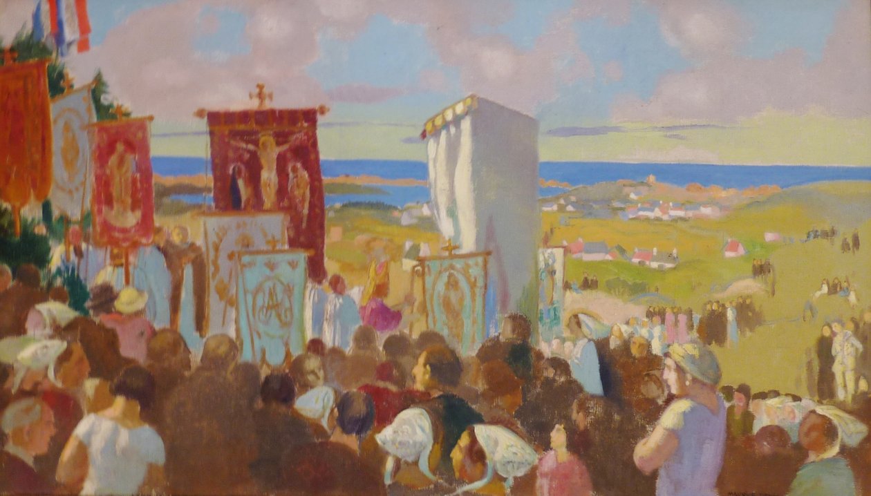 A Notre-Dame de la Clarte megbocsátása alkotó: Maurice Denis