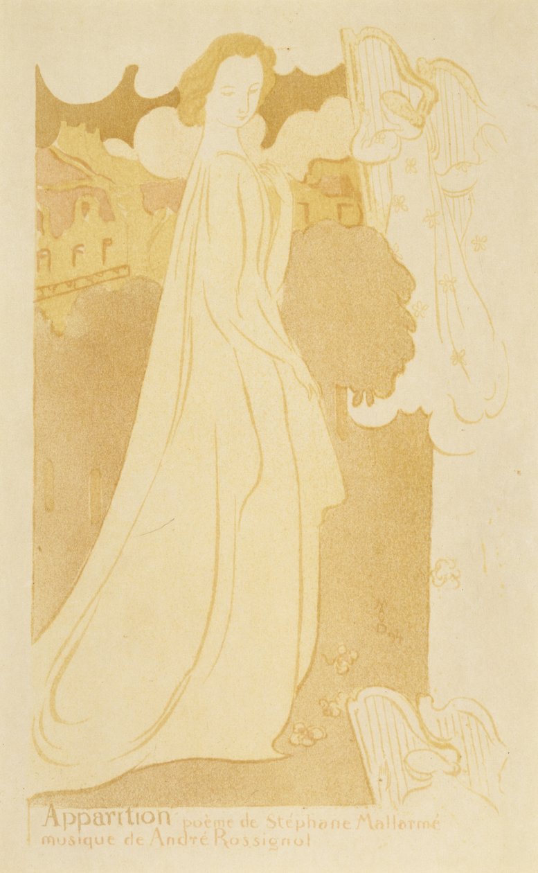 Jelenés, 1894 (színes litográfia) alkotó: Maurice Denis