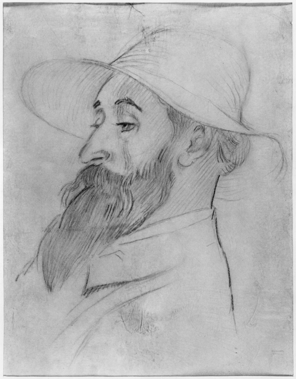 Aristide Maillol, 1902 (ceruza és szén, papír) alkotó: Maurice Denis