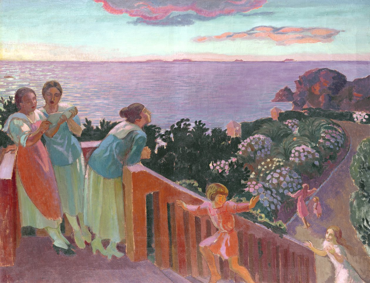 Erkély a csendre, 1918 alkotó: Maurice Denis