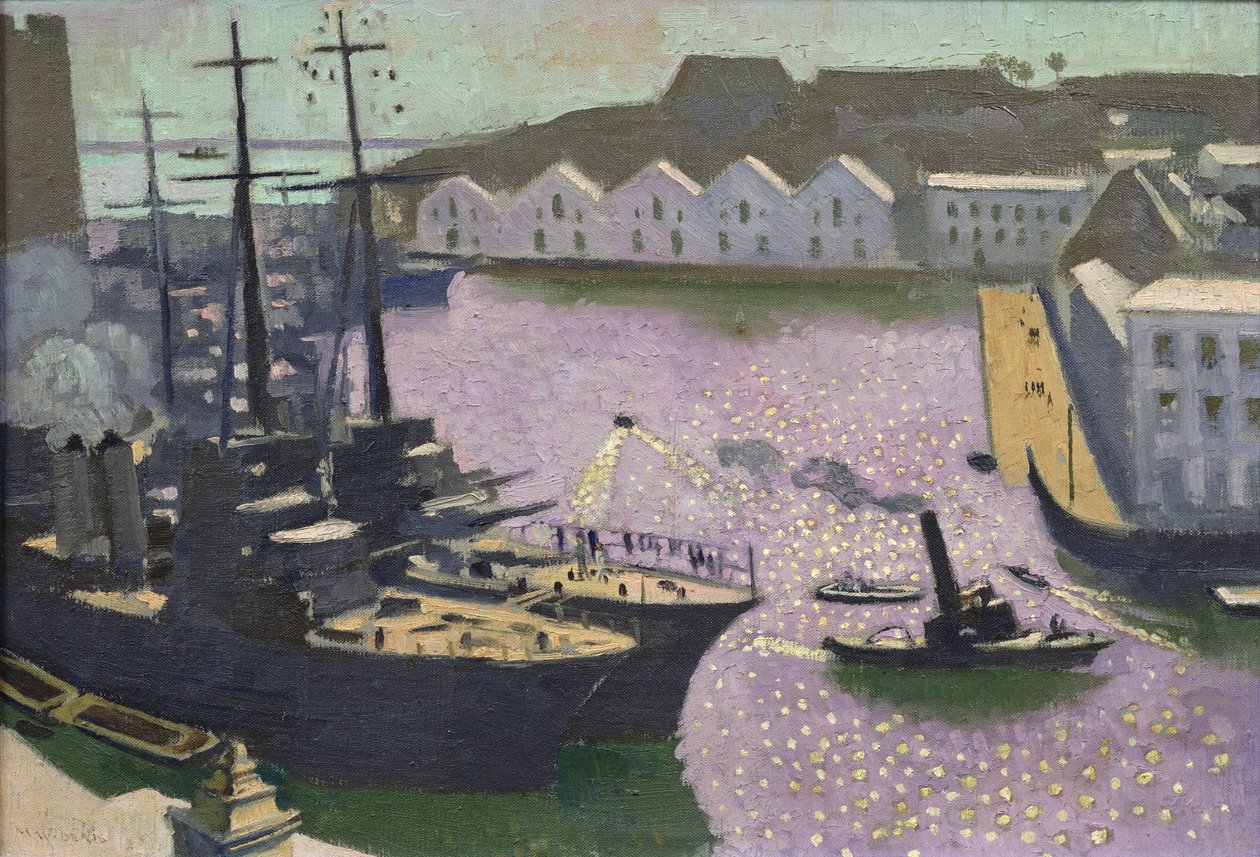 Brest kikötője, 1932 körül alkotó: Maurice Denis
