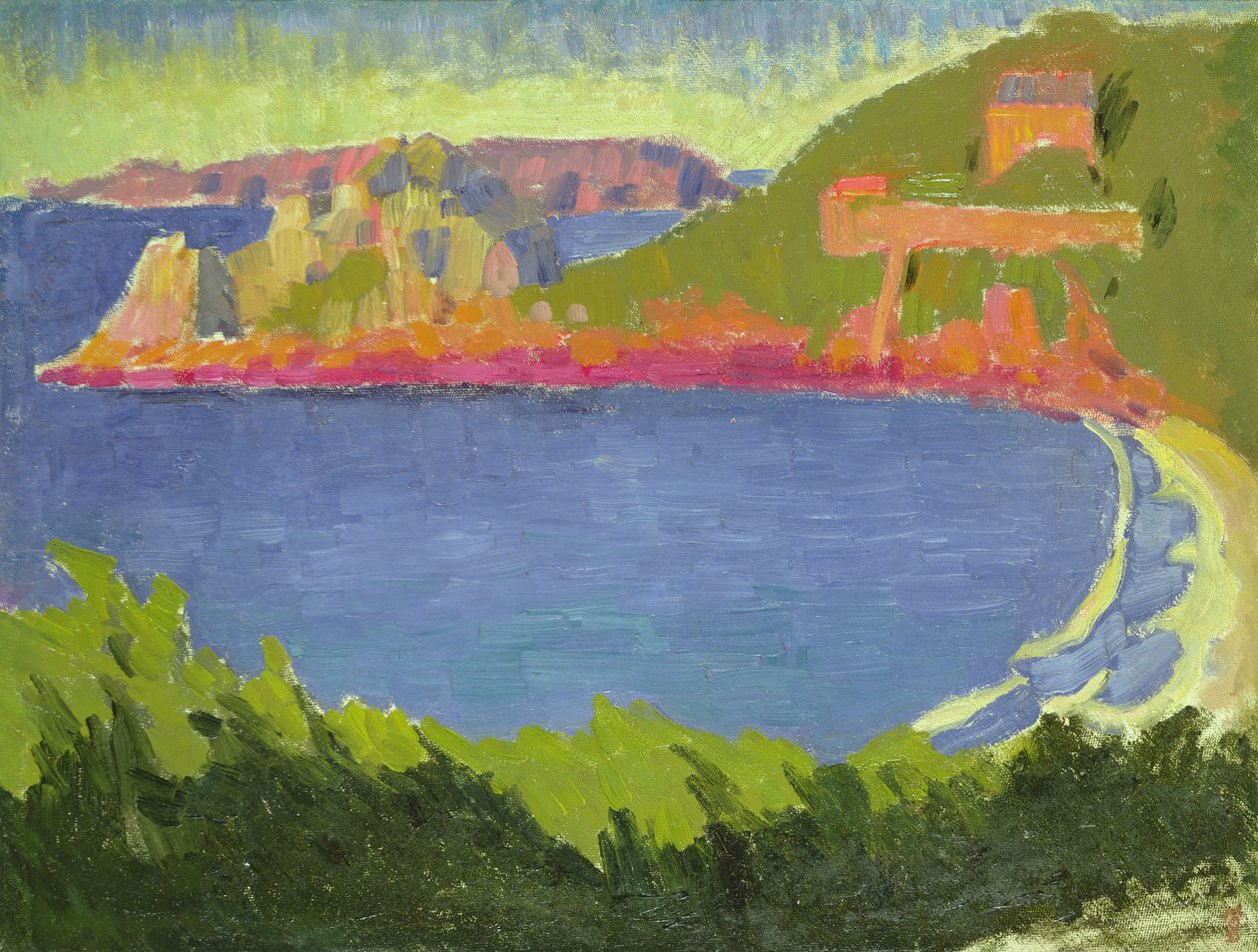 Esti dagály Trestrignelnél, 1910 körül alkotó: Maurice Denis