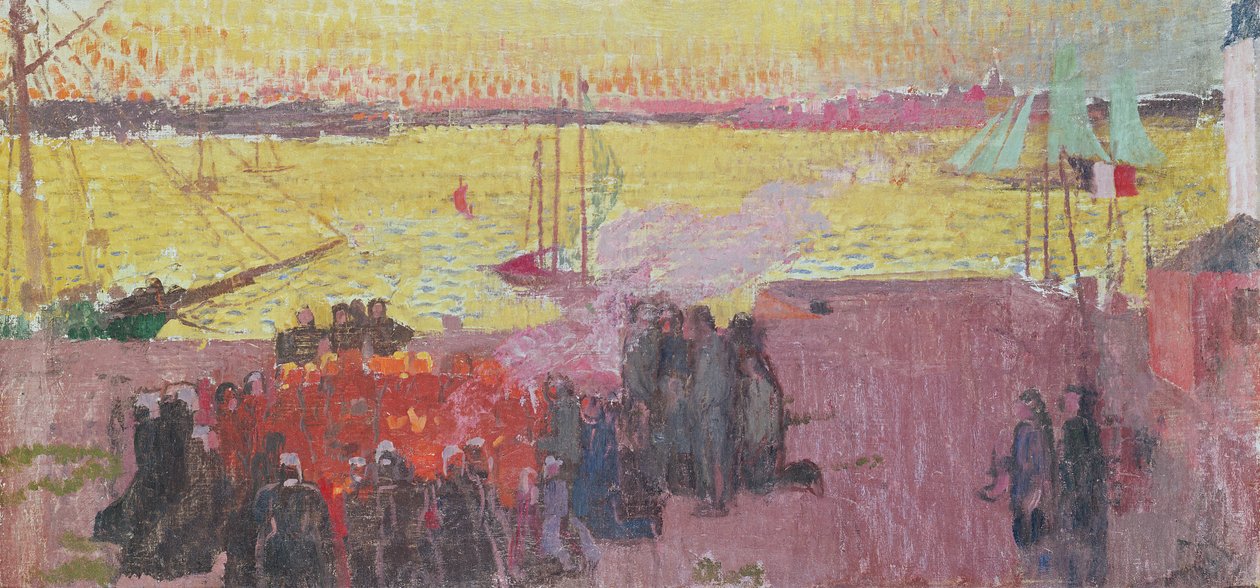St. Jean tüze az Ile Tudy-n, 1895 alkotó: Maurice Denis