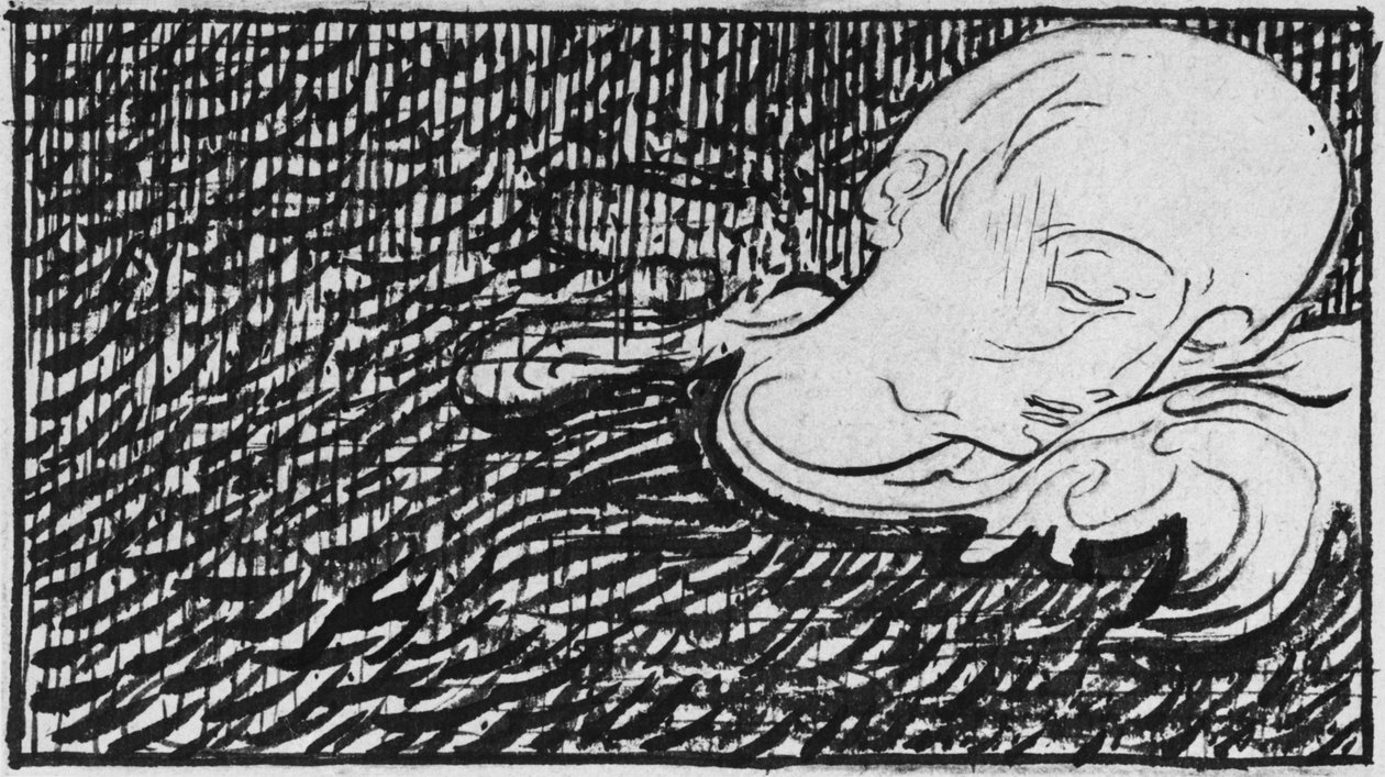 Illusztráció Andre Gide (1869-1951) "Le Voyage d