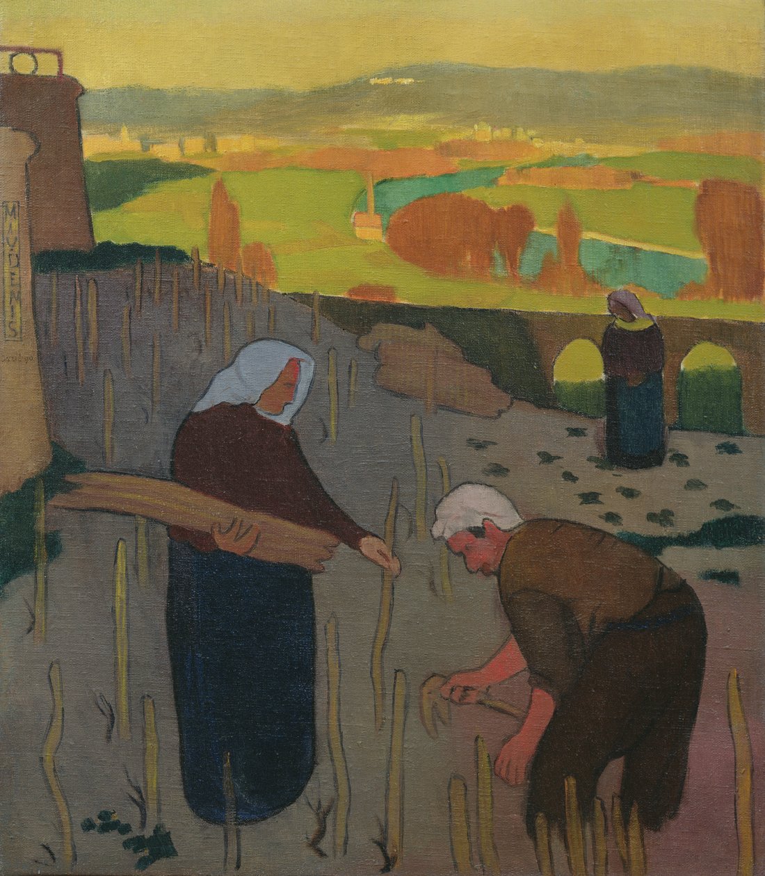 Az est emléke II vagy: A Le Pecq-i szőlőskert, 1890 alkotó: Maurice Denis