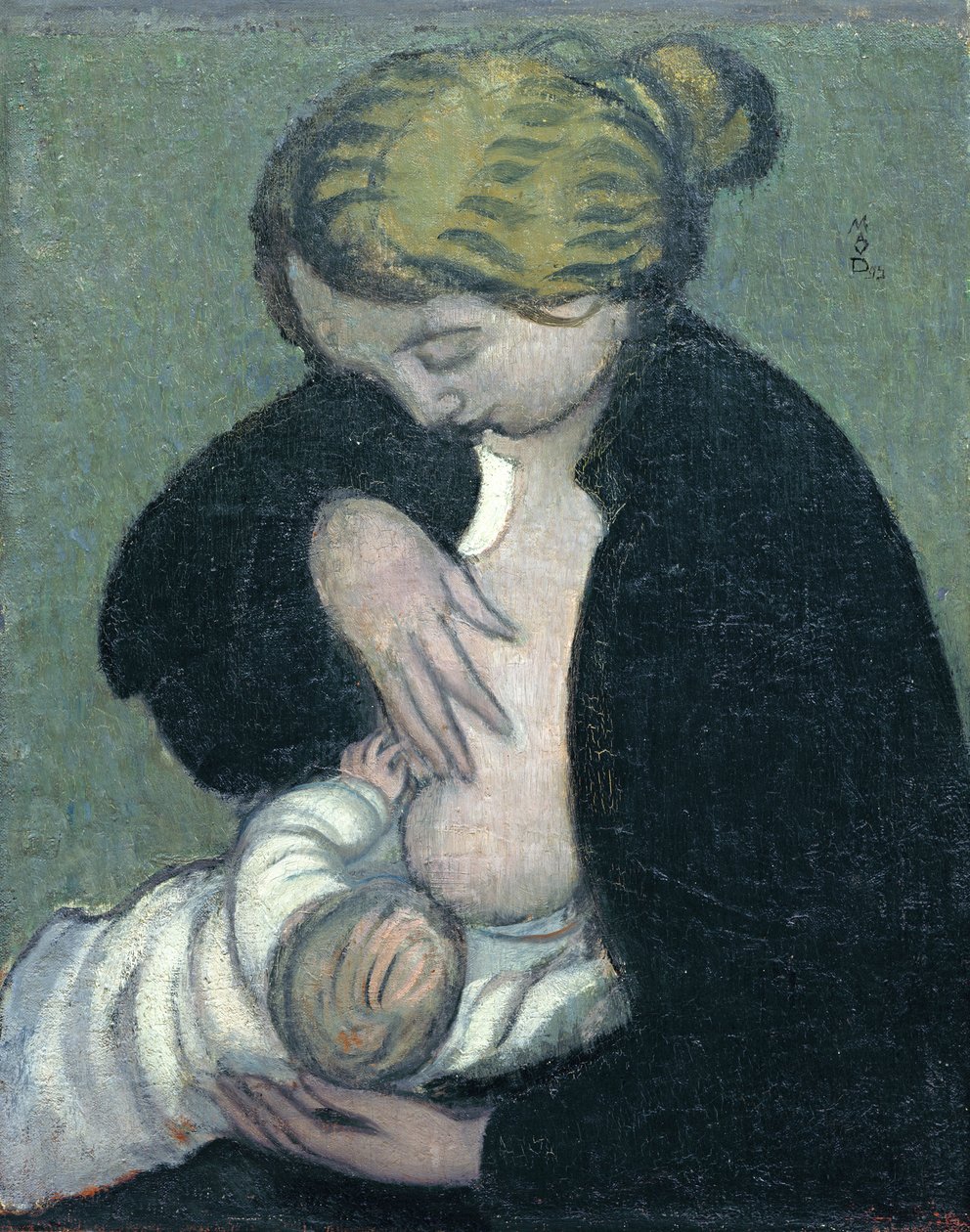 Anya fekete ingben, 1895 alkotó: Maurice Denis