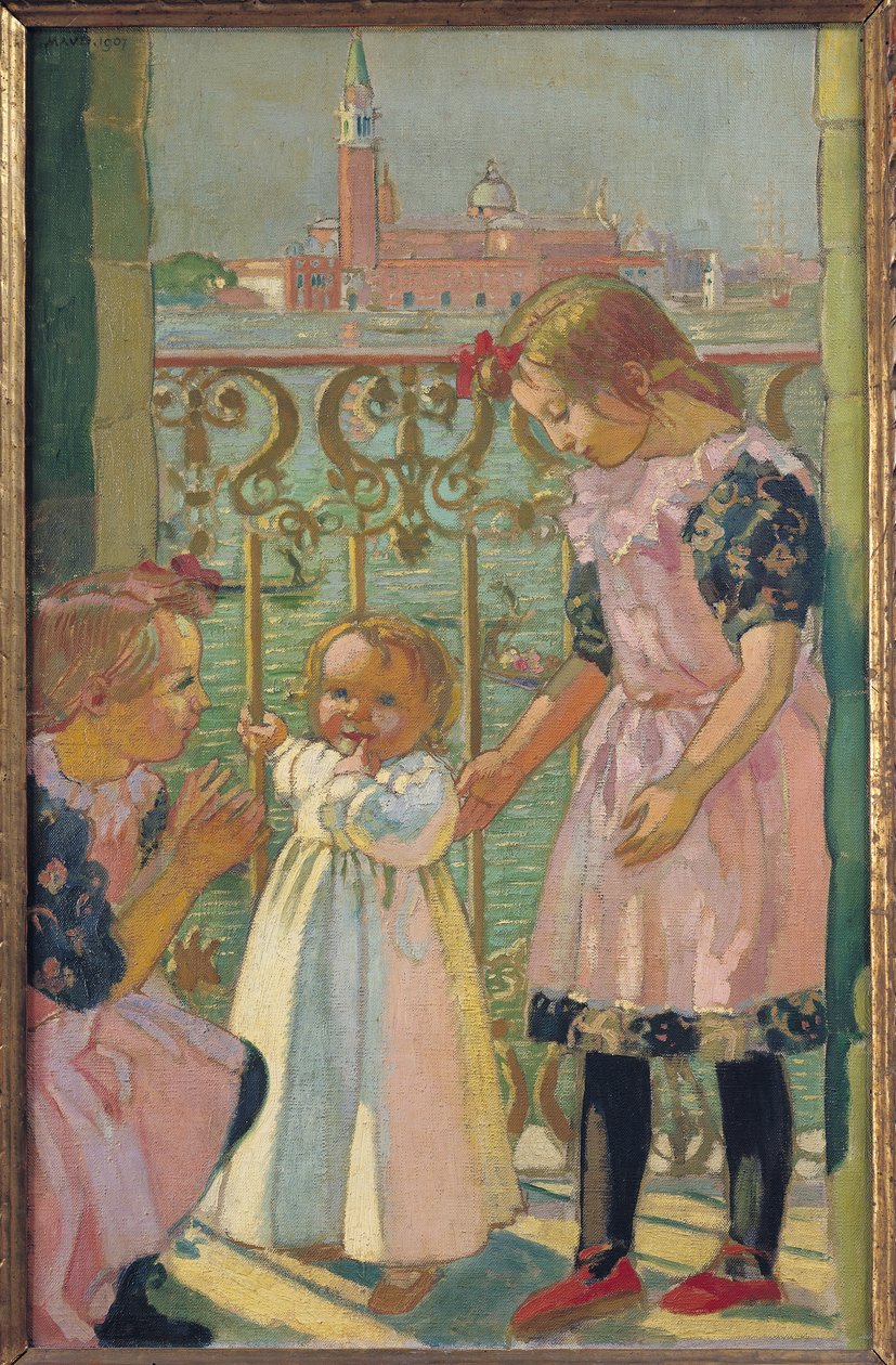 Egy velencei erkélyen alkotó: Maurice Denis